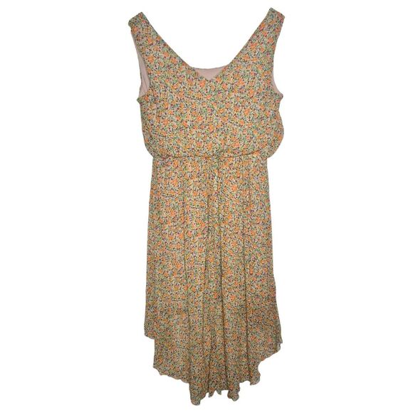 Sweet Storm Floral High Low Dress - Multicolor Y2K 70s Boho Size Medium - Picture 2 of 5
